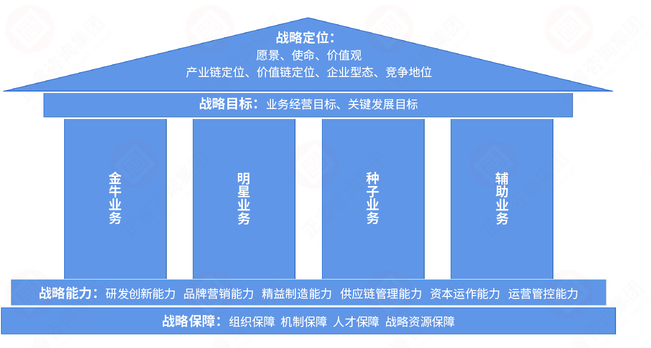 企业发展战略模型图